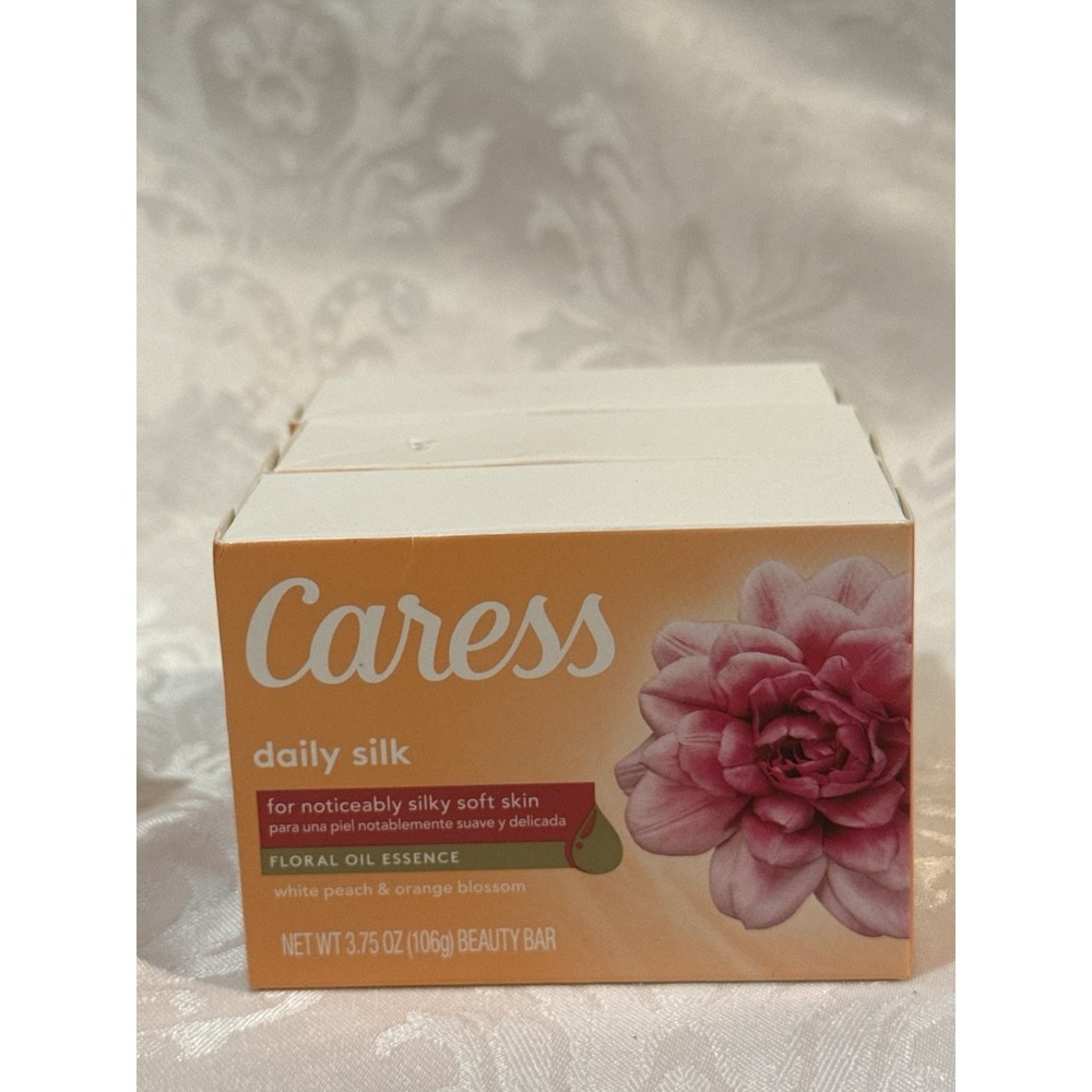 Caress Daily Silk Bar Soap Floral Oil Essence l Original Formula 3 Bars 3.75oz - Picture 2 of 5